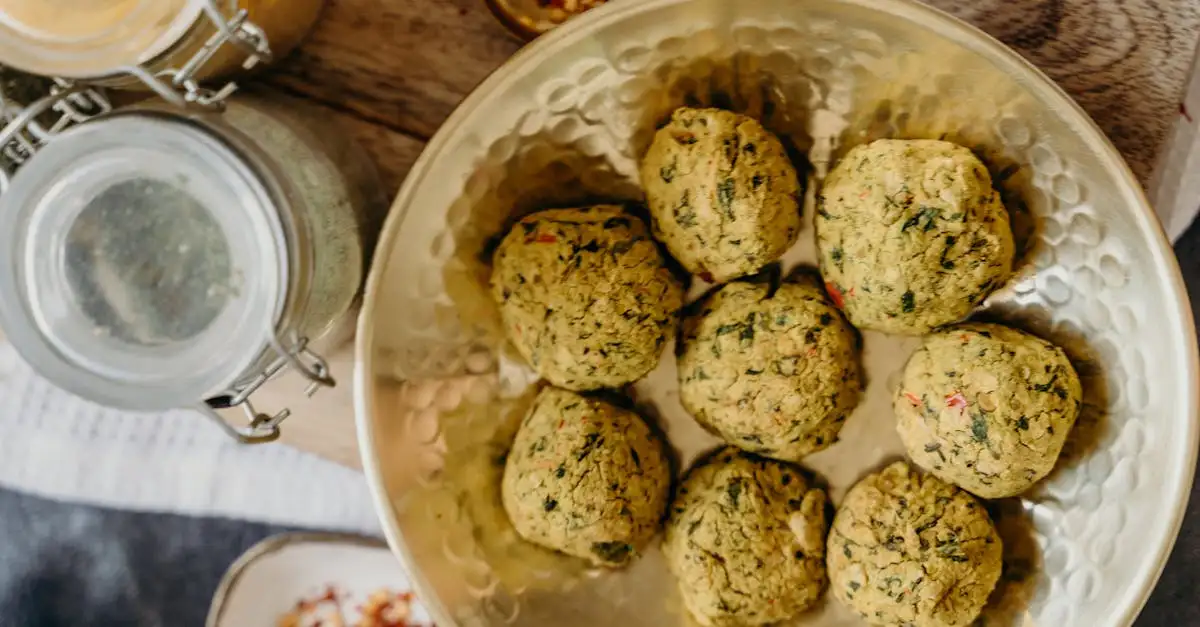 Veganistische falafel