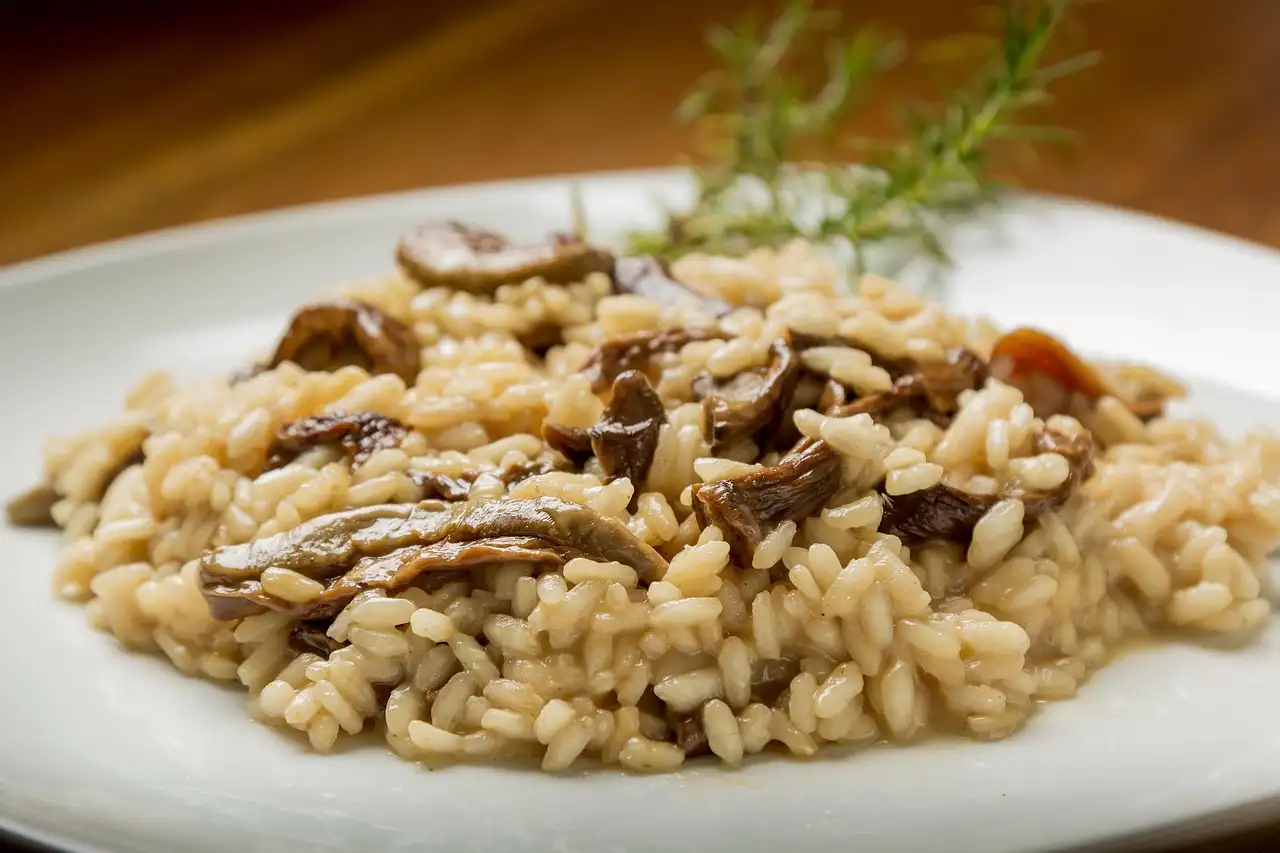 Veganistische risotto
