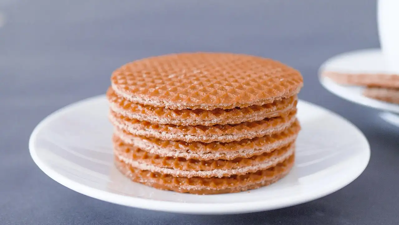 Veganistische stroopwafels