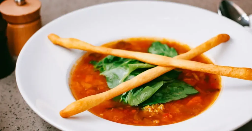 Veganistische bouillon