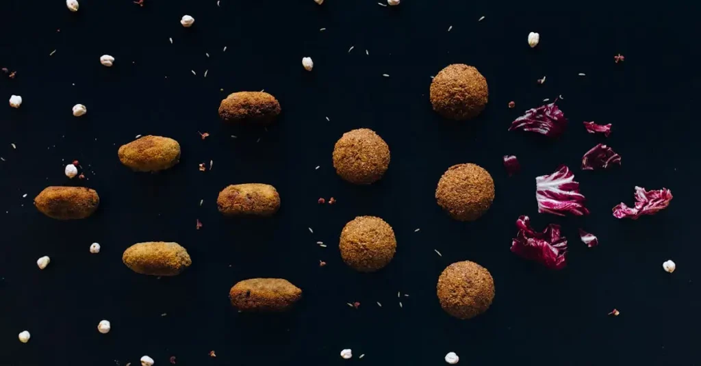 Veganistische falafel 9 อย่าง
