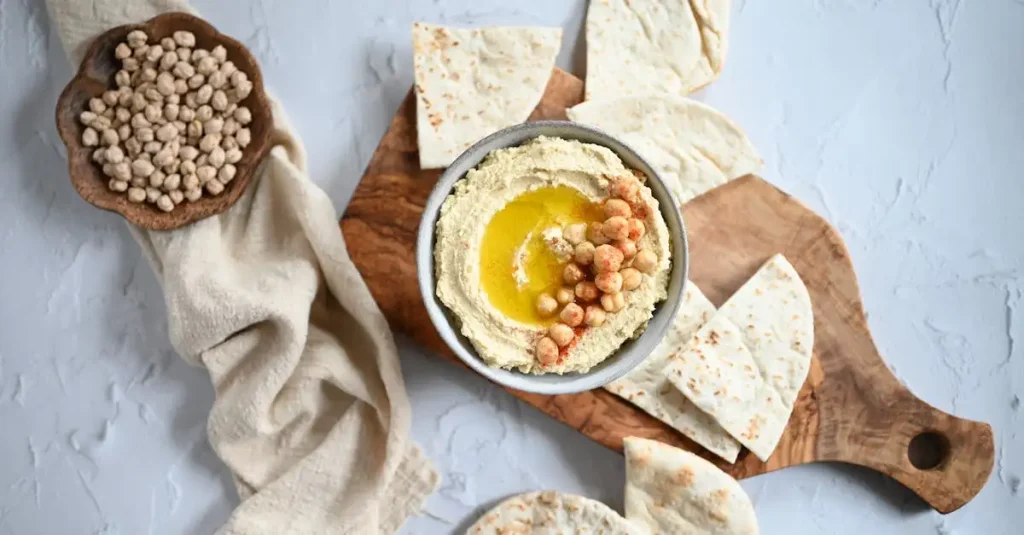 Veganistische hummus recept