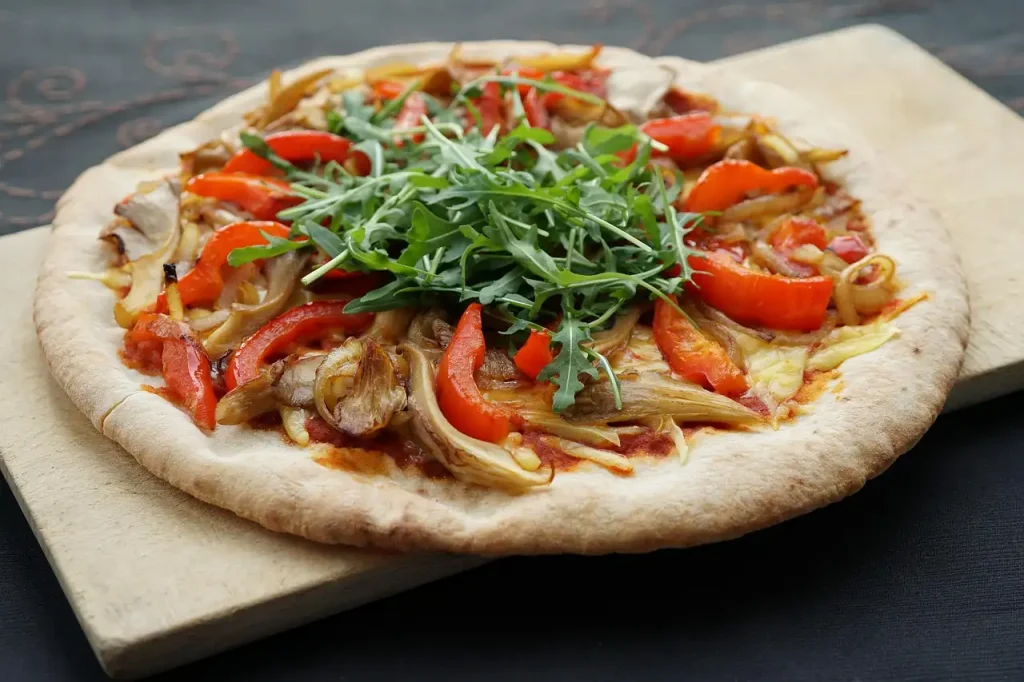 Veganistische pizza bestellen