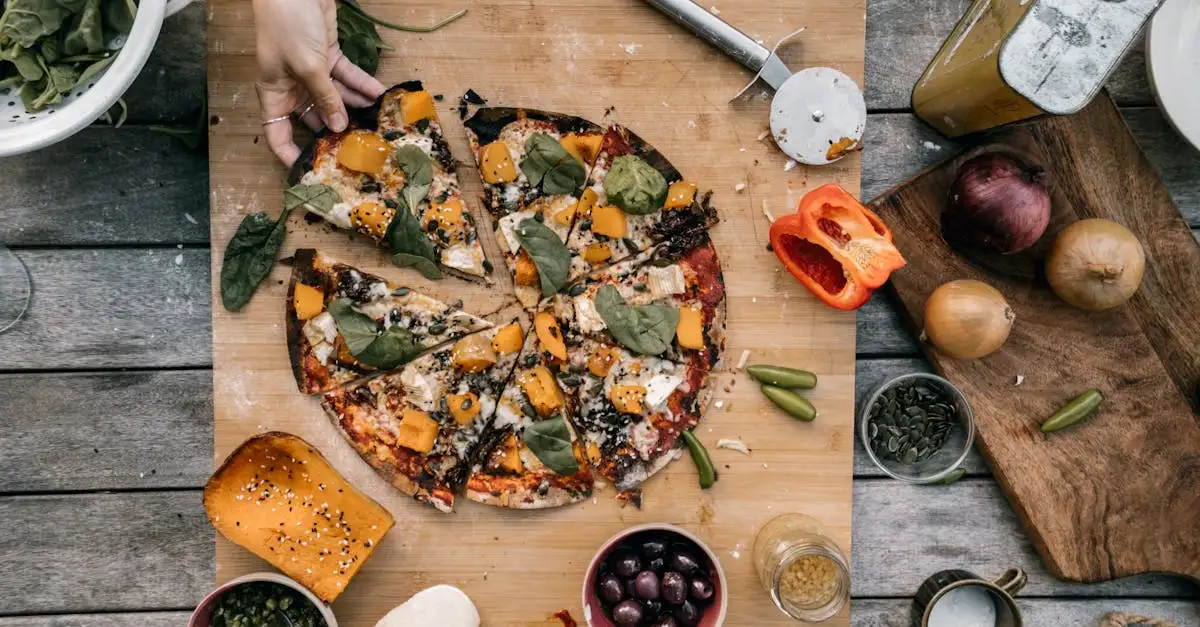 Veganistische pizza jumbo